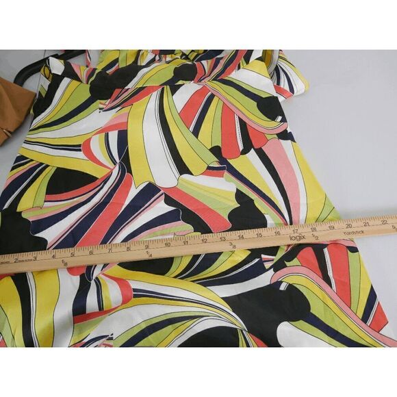 ANNE KLEIN Women's Encore Printed Halter Midi Dress 4 - Picture 7 of 11